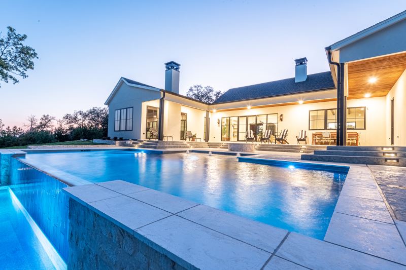 Custom Luxury Architectural Pool
